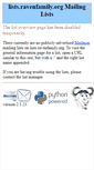 Mobile Screenshot of lists.ravenfamily.org